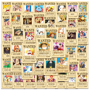 Nuevo Paquete de 50 Pegatinas Vintage de Anime, Nami, <span class=keywords><strong>Luffy</strong></span>, Zoro, Chopper, <span class=keywords><strong>One</strong></span> <span class=keywords><strong>Piece</strong></span> - Product Image 2