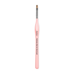 FUUMUUI <span class=keywords><strong>2021</strong></span> alta calidad Rosa francés cepillo de <span class=keywords><strong>uñas</strong></span> de Gel UV acrílico <span class=keywords><strong>uñas</strong></span> de arte cepillo Gel de pelo Kolinsky Etiqueta Privada - Product Image 1