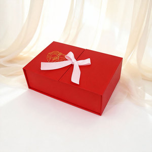 Caja <span class=keywords><strong>de</strong></span> Regalo Plegable <span class=keywords><strong>de</strong></span> <span class=keywords><strong>Cartón</strong></span> Rígido con Tapa Abatible <span class=keywords><strong>de</strong></span> Doble Puerta Personalizada para Ropa y Zapatos, con Cinta, Papel <span class=keywords><strong>de</strong></span> Seda y Adhesivo para el Día <span class=keywords><strong>de</strong></span> San Valentín - Product Image 4