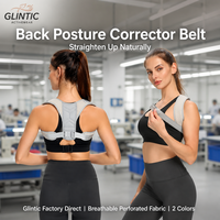 Correcteur de posture professionnel pour le dos, soutien lombaire pour femmes et hommes, soutien respirant pour la clavicule, redresseur de colonne vertébrale, sangle réglable