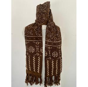 ผ้านิ่มไรออนงานฝีมือระดับพรีเมียมลายพิมพ์ ajrakh stole มีดีไซน์ที่น่าสนใจซักเครื่องได้เหมาะสำหรับใช้ในสำนักงาน - Product Image 6