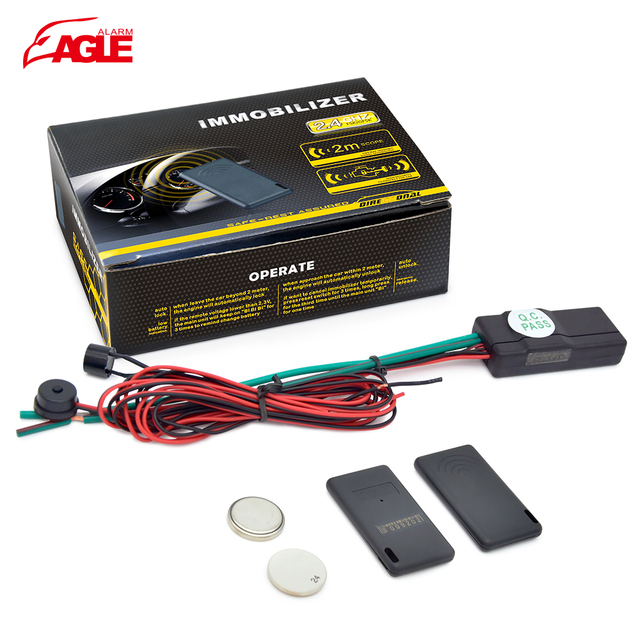 2.4GHz Wireless Engine Immobilizer Inmovilizador 2.4GHz Antirrobo Con 2 Tarjetas Engine Immobilizers