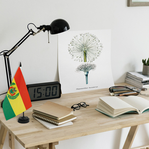 Et durable 14X21CM Drapeau de bureau serbe Logo patriotique Drapeau intérieur - Product Image 5