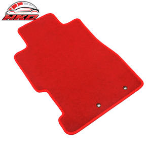 Tapis de sol pour Honda Civic 01-05, tapis de voiture avant et arrière en velours rouge, 3 pièces - Product Image 3