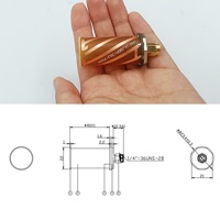 Antena GNSS GPS Multibanda RTK Glonass BDS RTK Impermeable SMA-Macho IP67 Cuádruple Helicoidal de Alta Precisión L1L2L5
