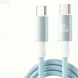 3FT Cable 100W Quick Charge Type C-Type C Phone Cables <b>USB</b>-C Data Cables for Smart Phone for Iphone for Huawei - Product Image 4