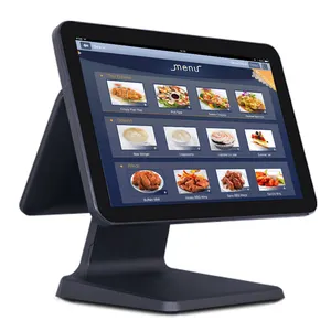 Venster 15.6 Inch Capacitieve Touchscreen Monitor Atm Kiosk Pos Dual Screen Machines Pos Aio