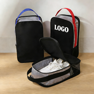 Double-Layer Golf <b>Shoe</b> Bag Portable Travel <b>Shoe</b> Organizer Breathable Dust-Proof <b>Storage</b> Bag for Sneakers Slippers <b>Outdoor</b> Sports - Product Image 1