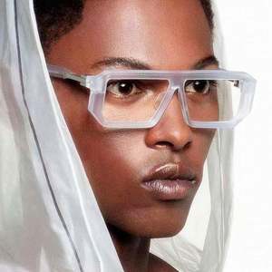 Gafas de Sol Cuadradas Poligonales con Montura Grande de Color Jelly, Estilo Retro, Protección UV400, para Hombre y Mujer, Novedad 2022 - Product Image 2