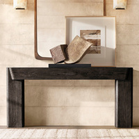 Rhohohill personnalisé moderne amérique style salon table console en bois meubles d'intérieur table d'entrée meubles