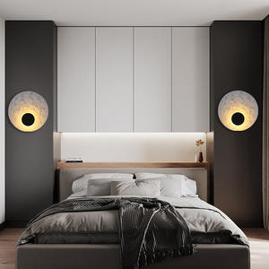 Lámpara de Pared de Diseño Nórdico Moderno para Dormitorio, Sala de Estar, Entrada, Estudio; LED Minimalista y Lujoso para Pared de Fondo - Product Image 3