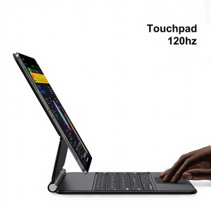 Nuova Tastiera Wireless BT Smart Trackpad Full Size per <span class=keywords><strong>iPad</strong></span> Air 5a Gen e <span class=keywords><strong>iPad</strong></span> Pro 11/12.9 Pollici USB Ultra Sottile Retroilluminata RGB - Product Image 6