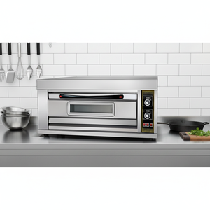 <span class=keywords><strong>Four</strong></span> électrique compact 3,2 kW à un seul niveau, pour comptoir commercial, 1 plateau, pour boulangerie, pizza, pâtisserie, café, petite entreprise - Product Image 1