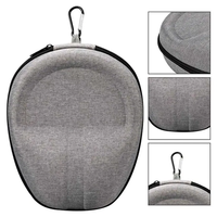 Étui de transport pour écouteurs de grande capacité, étui de protection rigide en EVA OEM, fermeture éclair, anti-poussière, sac de rangement pour casque, outil de transport