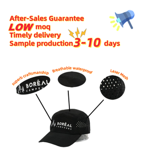Nhanh Chóng Làm Khô 100% Polyester Sợi Trọng Lượng Nhẹ Thoáng Khí Laser Đục Tùy Chỉnh Truyền Nhiệt Biểu Tượng Cắm Trại Cap Chạy <span class=keywords><strong>Hat</strong></span> - Product Image 6