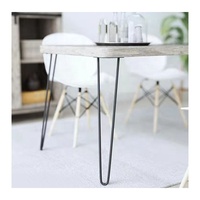 Patas Metálicas Modernas Tipo Hairpin para Mesa, Silla, Escritorio, para Dormitorio, Cocina, Sala de Estar, Hospital, Hotel