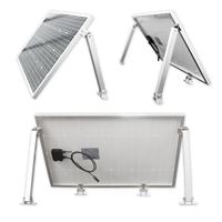 Support de panneau solaire en aluminium à angle d'inclinaison réglable, kit de montage flexible pour toit plat, garantie 10 ans