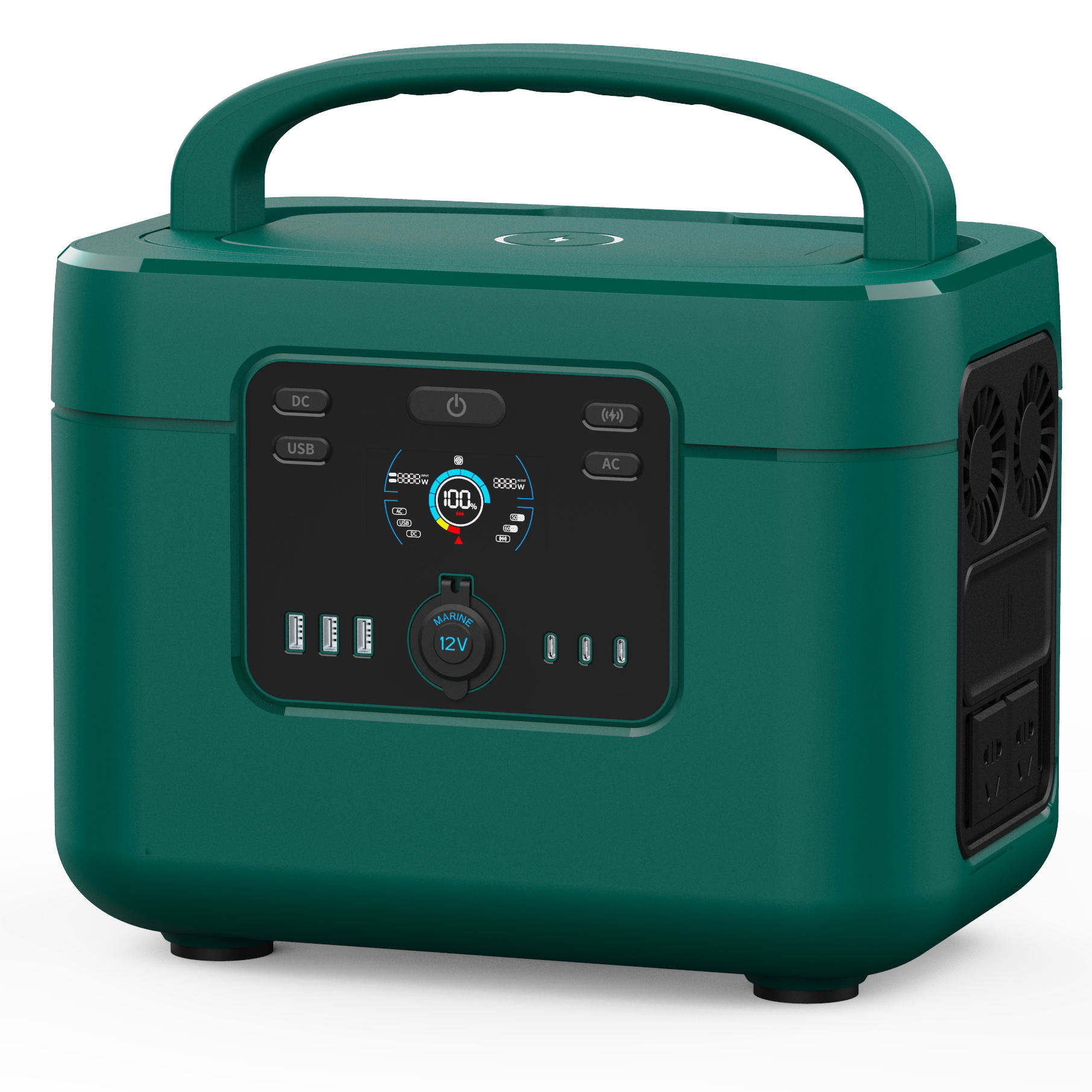 สีเขียว