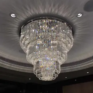 Restoran otel lobisinde fuaye tasarımcı Lampsdecoration avize üflemeli cam kolye ışık