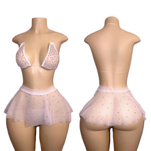 Yingli أداء السيدات بالجملة متجرد ارتداء المرحلة ملابس راقصة السراويل القطب الرقص السراويل مع الرباط - Product Image 6