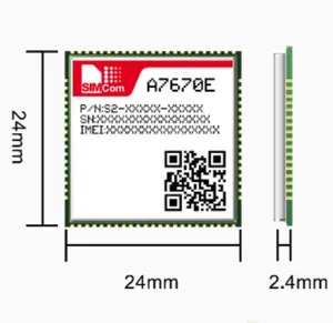 SIMcom A7670E LTE القط 1 وحدة أن يدعم LTE-FDD/GSM/GPRS/حافة تعتمد LCC + LGA
