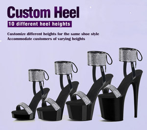 Botas de Tacón de 14 cm, Botas de Cuero Góticas, Bailarinas de Pole Dance, Plataformas Sexys para Reinas Travestis, Zapatos Fetiche para Club Nocturno, Escenario, Caminar - Product Image 4