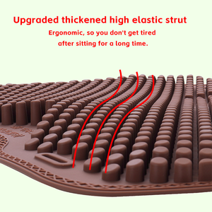 Kaymaz araba koltuk minderi soğutma jeli ve masaj düğümleri ile | Kamyon/Van sürücüleri için havalandırmalı silikon ped - Product Image 3