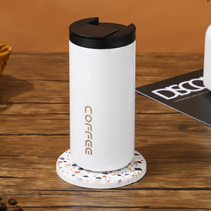 แก้วกาแฟทองแดง 16 ออนซ์ แก้วน้ำสแตนเลสแบบพกพาพร้อมฝาปิดสำหรับใช้ระหว่างเดินทาง - Product Image 3