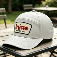 Gorra de Golf Personalizada de 7 Paneles, Transpirable, con Logotipo en Parche, Visera Curva, Ajustable, con Cierre a Presión, para Deportes al Aire Libre, para Amantes del Golf
