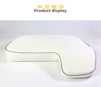 Oreiller orthopédique personnalisé en forme de papillon, en velours, pour dormeurs latéraux, anti-ronflement, en mousse à mémoire de forme, gonflable, avec fonctions de massage
