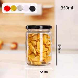 Empty Food Grade Glass <b>Jars</b> with Lids <b>Airtight</b> Storage for Jelly Cream Jam Pickle & Spice Mason Style Bulk Pack - Product Image 4