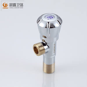 วาล์วมอร์นิ่งดิวแบบมุม 4 จุด เกลียวตัวผู้ ชุบโครเมียม สำหรับเครื่องทำน้ำอุ่น - Product Image 5