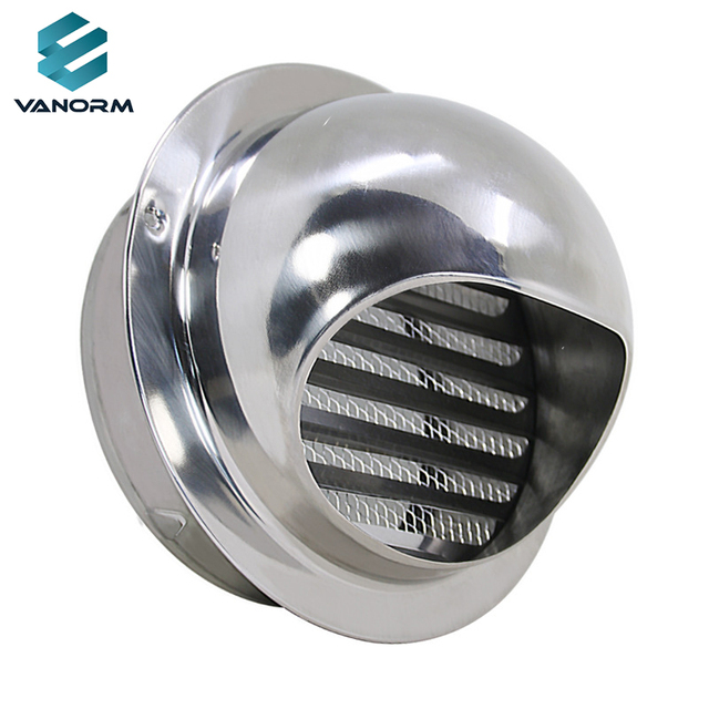 Modern Soft Stainless Steel Wall Exhaust Hole Cover New Design Screen for Outdoor Ventilation System Registers & Grilles