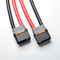 Cable de Batería de Silicona 4AWG con Conector QS10-S para RC, Macho y Hembra, Enchapado en Oro, Cableado para Vehículos Eléctricos