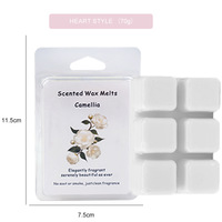 Vente en gros de blocs de cire de soja parfumés écologiques sans flamme, cubes de luxe pour la décoration de Noël à la maison, faits à la main