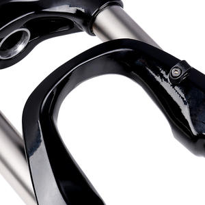 Fourche avant de vélo de montagne Bolany 26 pouces avec ressort hélicoïdal, suspension mécanique amortissante avec axe QR - Product Image 2