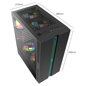 Ordinateur de bureau assemblé pour le jeu, le montage vidéo et le rendu 3D, idéal pour les designers - Processeur I7 11700, Carte graphique GTX1650 - Product Image 6