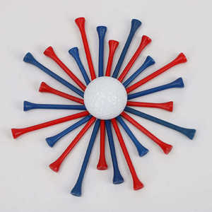 Tees de Golf de Bambú y Madera Personalizados de Fábrica de 54/70/83 mm, Tees de Golf de Plástico con Logotipo Impreso - Product Image 3