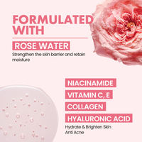 Kit de Soins Cutanés à l'Eau de Rose Trade Assurance : Huile de Jojoba, Collagène, Acide Hyaluronique – Hydratant, Anti-Âge, Réparateur, Éclaircissant