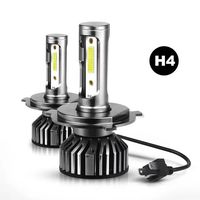 Ampoules de phare LED YD 72W H4 12V 24V, nouvelle compatibilité universelle, garantie 1 an, système d'éclairage automobile pour rénovation/mise à niveau
