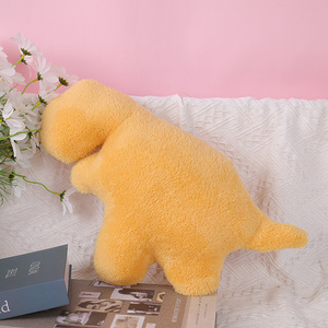 Bloque <span class=keywords><strong>de</strong></span> <span class=keywords><strong>pollo</strong></span> ala <span class=keywords><strong>de</strong></span> dinosaurio dragón tiranosaurio Rex Triceratops Dino <span class=keywords><strong>pollo</strong></span> Nugget peluche juguete Peluche Dino Nugget figura muñeca - Product Image 3