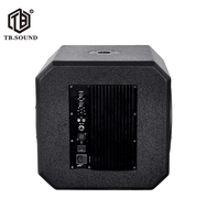 Subwoofer actif miniature professionnel TB VR-12BA-1 de 12 pouces avec sortie de 300 W, boîtier en bois, garantie de 3 ans pour la maison, la salle de karaoké