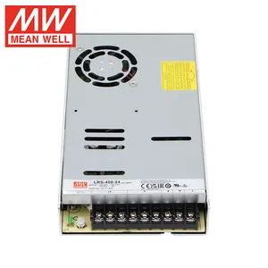 Fuente de alimentación Mean Well de 24V, 1U, 24V CC a CC, 450W, caja de metal, alta fiabilidad, alta eficiencia