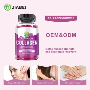 Fabrika OEM Yüksek Kaliteli Güzellik Ürünü Kadınlar İçin Saç Tırnak Kolajen Peptitleri Proteinli Sakız Vitamini - Product Image 2