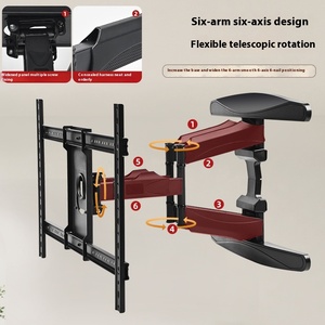 <span class=keywords><strong>Support</strong></span> de télévision en direct réglable de 55 à 85 <span class=keywords><strong>pouces</strong></span> pour hôtel à domicile Max VESA 640*400MM Charge maximale 40kg <span class=keywords><strong>Support</strong></span> <span class=keywords><strong>mural</strong></span> pour moniteur <span class=keywords><strong>TV</strong></span> - Product Image 4