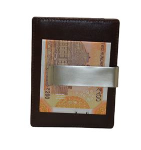 Billetera delgada minimalista para hombre, billetera de cuero con Clip para dinero, bloqueo RFID, bolsillo frontal - Product Image 5