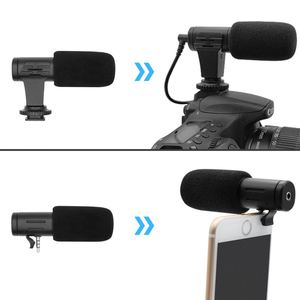 News Video Mobile Phone Camera Universal Microphone Video For <span class=keywords><strong>Canon</strong></span> DSLR Camera - Product Image 5
