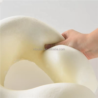 Oreiller de Voyage en Mousse à Mémoire de Forme Gonflable en Forme de U avec Bluetooth, Anti-Ronflement, Respirant, Portable et Lavable