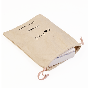 Emballage de bijoux en soie et lin velours de coton, satin, daim et coton, logo personnalisé bon marché, sac à poussière de luxe avec cordon pour sacs à main et vêtements - Product Image 5