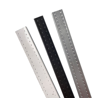 Barre d'espacement en aluminium pour vitrage isolant (IGU) – Profil perforé pour double vitrage de fenêtre – Fourniture